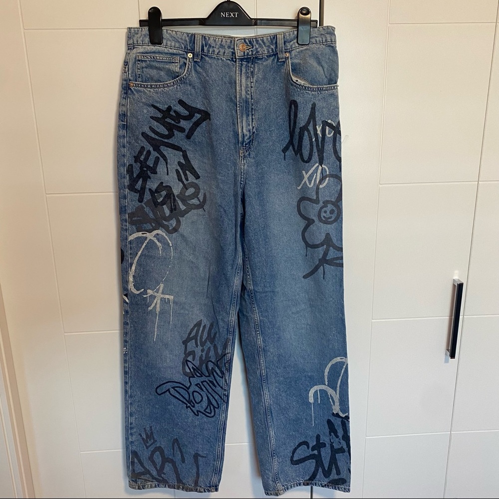 H&M 90s Baggy High Jeans
